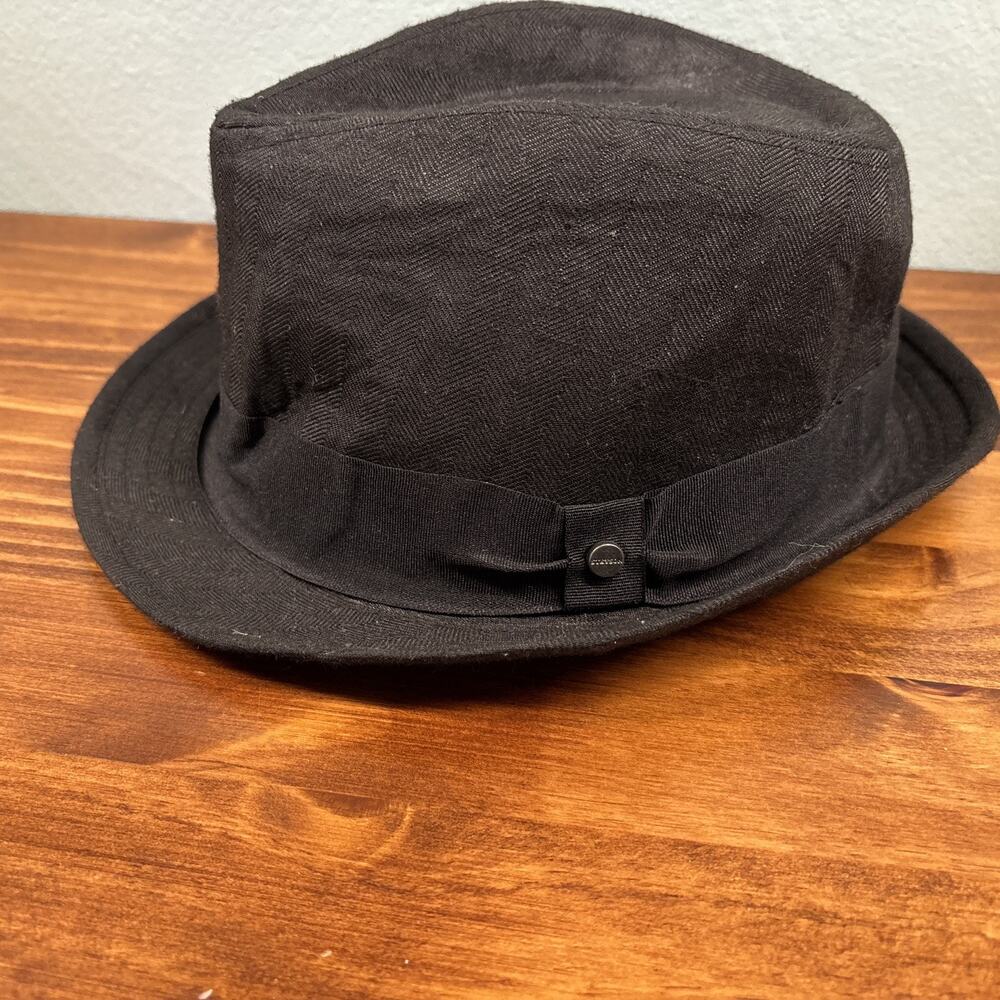 Stetson All American Black Grey Fedora Large XLarge
